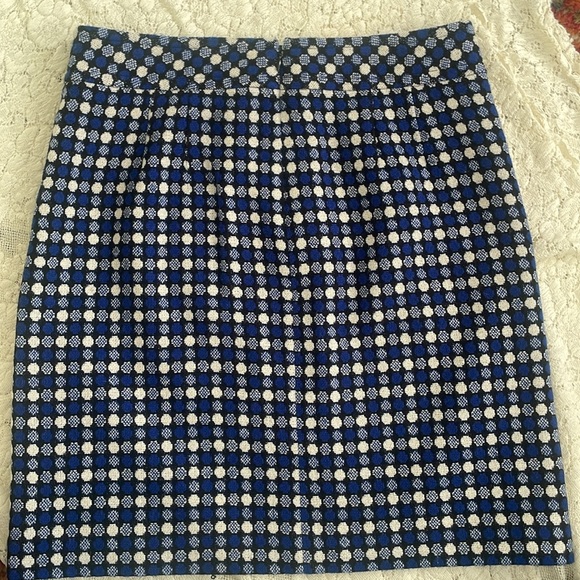 Talbots blue woolen skirt - Picture 2 of 8